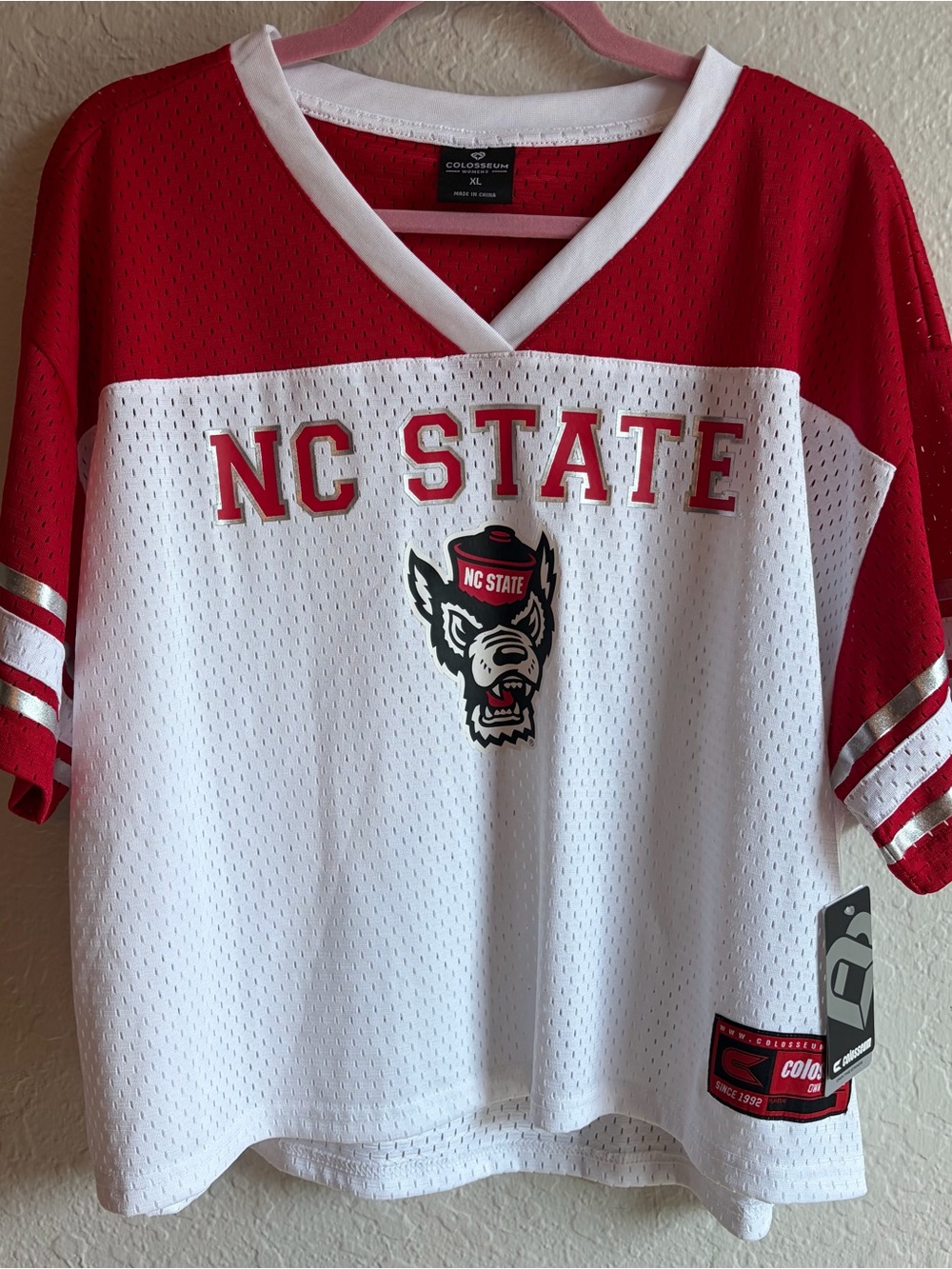 NC State Wolfpack Colosseum Football Jersey - Women’s XL